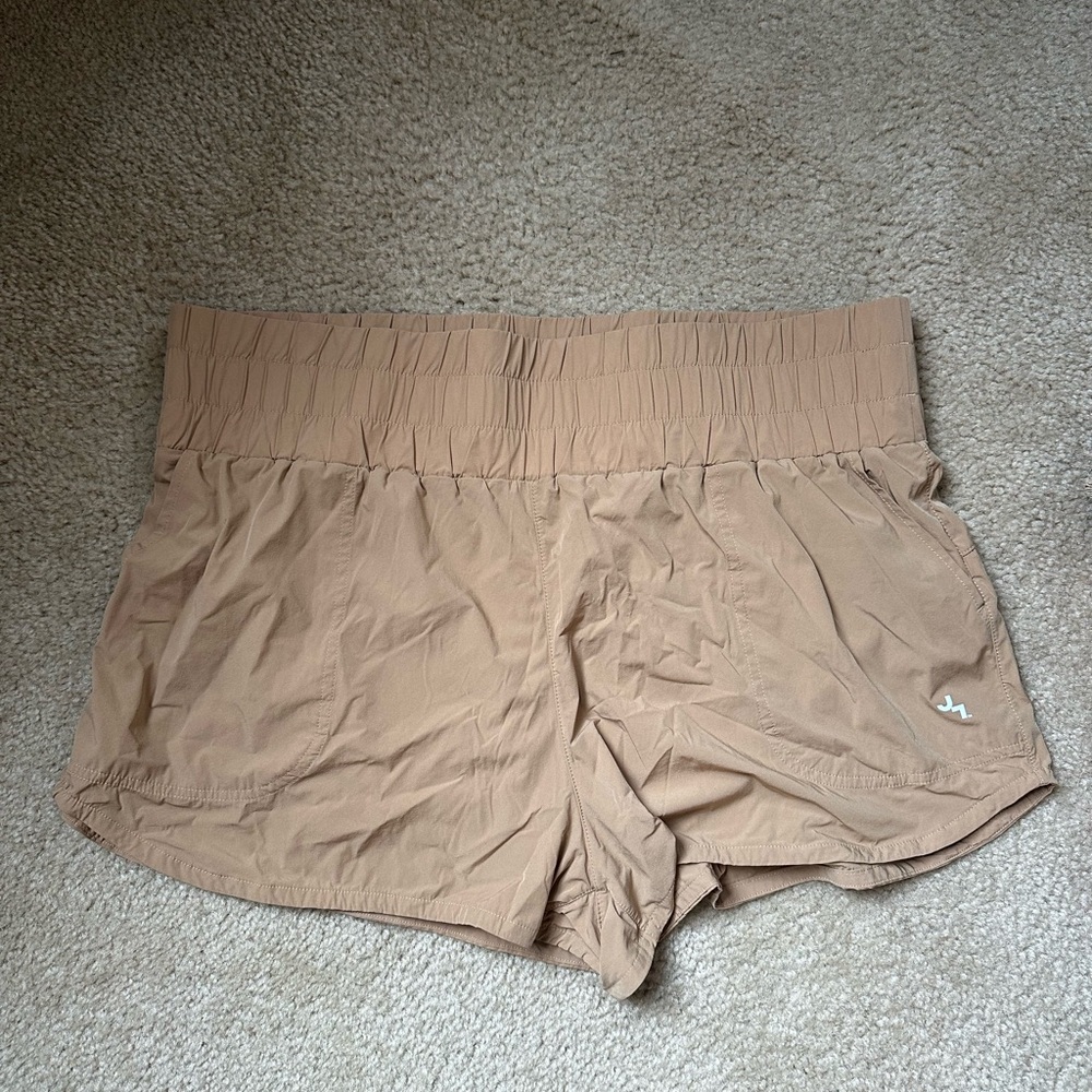 Joy Lab Beige Elastic‎ Shorts